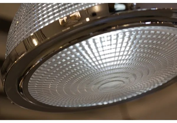 Klausen 111016 - Csillár THOR 1xE27/11W/230V fényezett króm