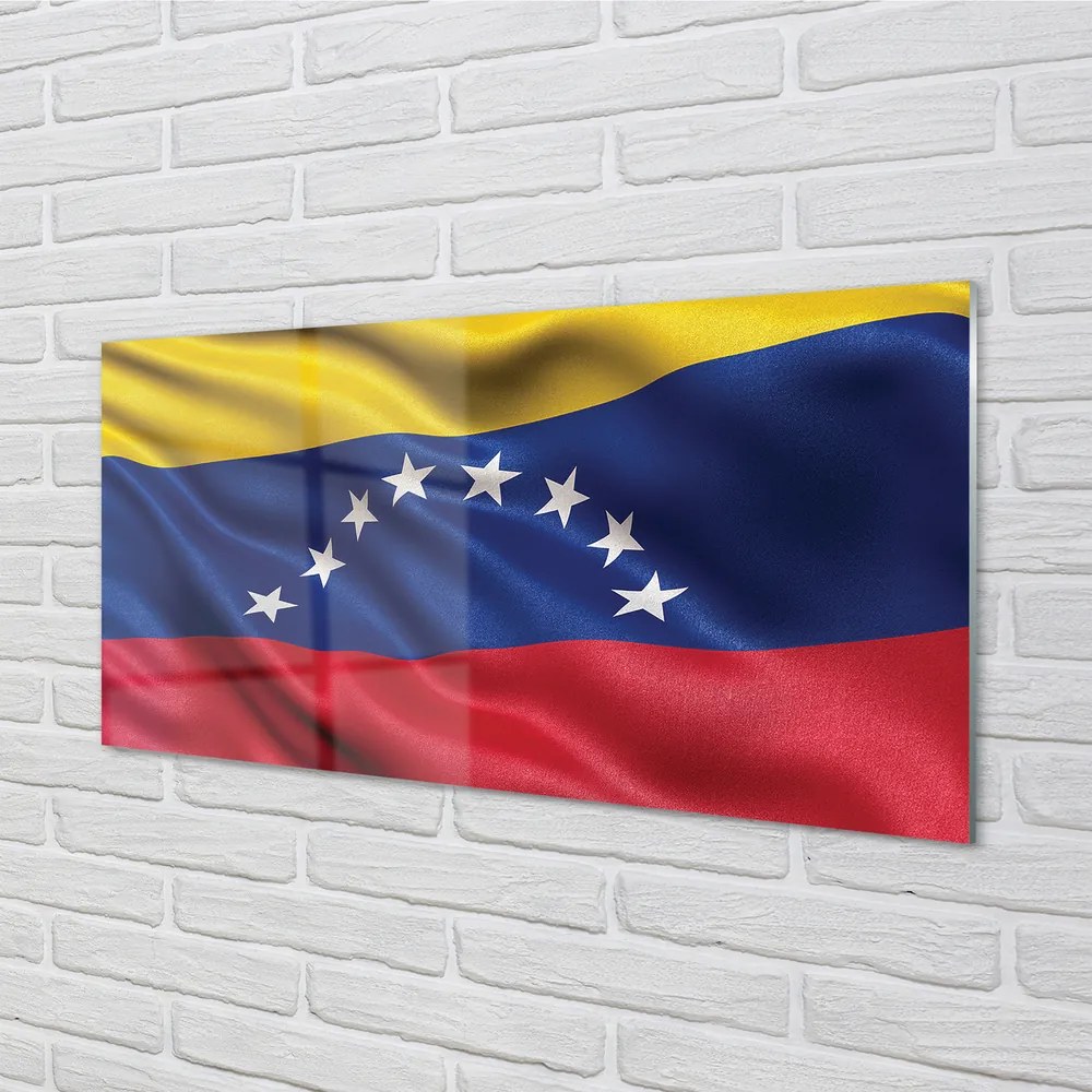 Üvegképek zászló Venezuela 100x50 cm
