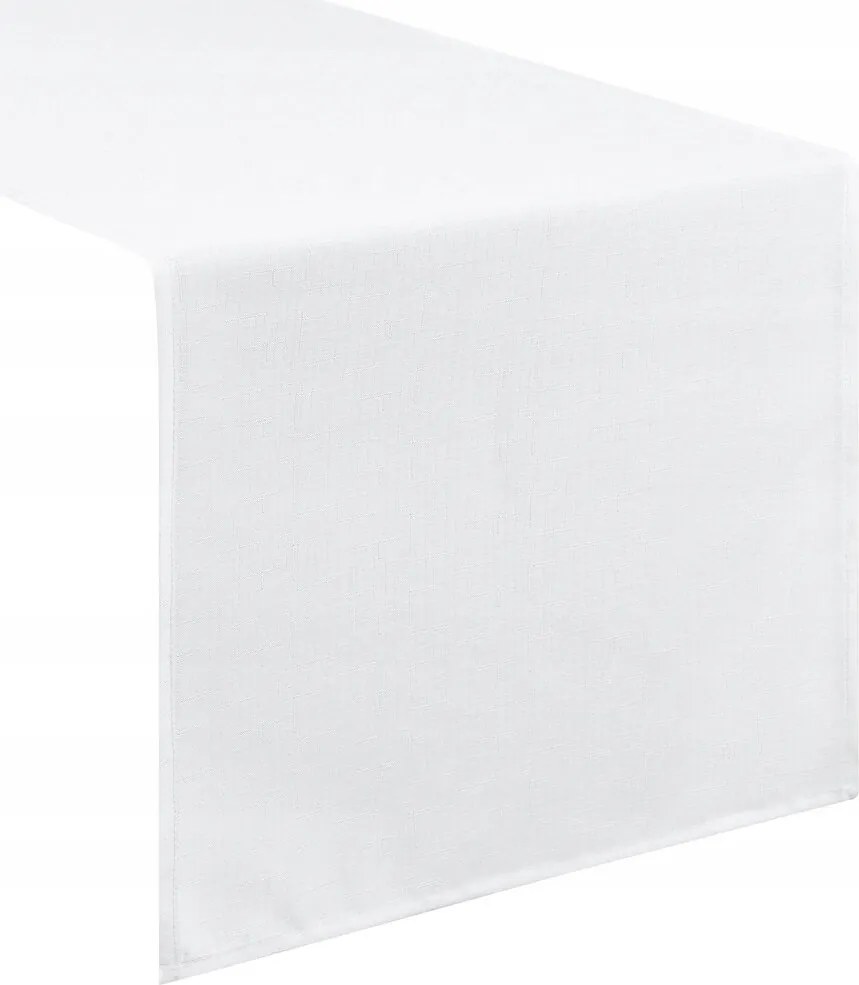 Dekorációs futópad vízálló Kate 40x140 Eurofirany fehér strukturált