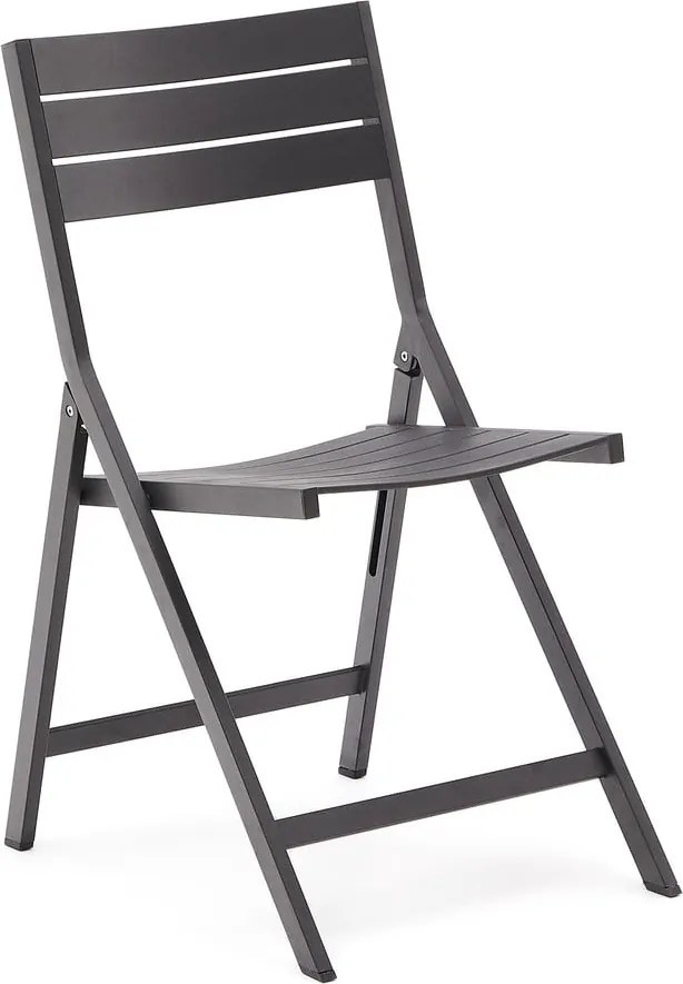 Fekete fém kerti szék Torreta – Kave Home