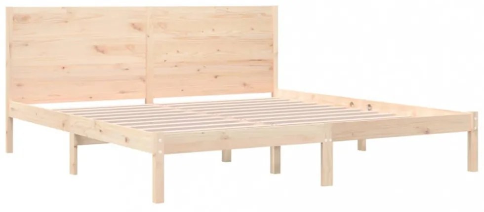 tömör fenyőfa ágy matrac nélkül 200 x 200 cm