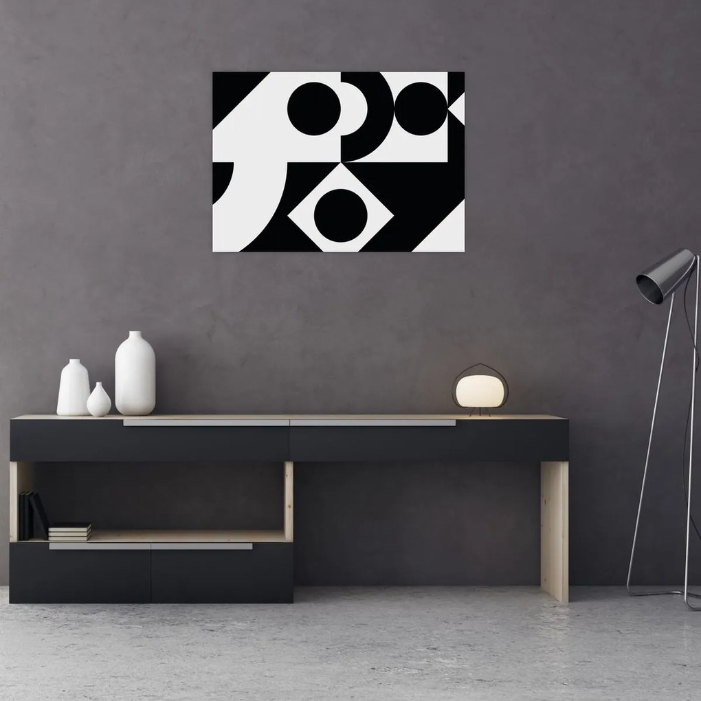 Kép - Geometriai absztrakció N⁰1 (70x50 cm)