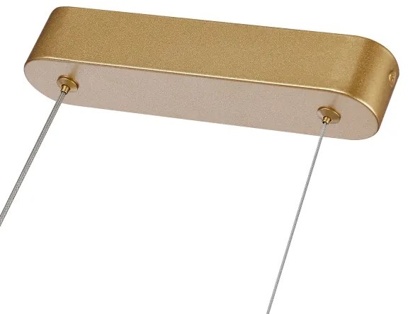 Brilagi-LED Fényerőszabályozható kábelre függesztett csillár TWISTER LED/60W/230V 3000-6000K arany + távirányító