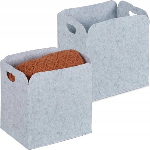 2 db-os filc tároló kosár szett D51