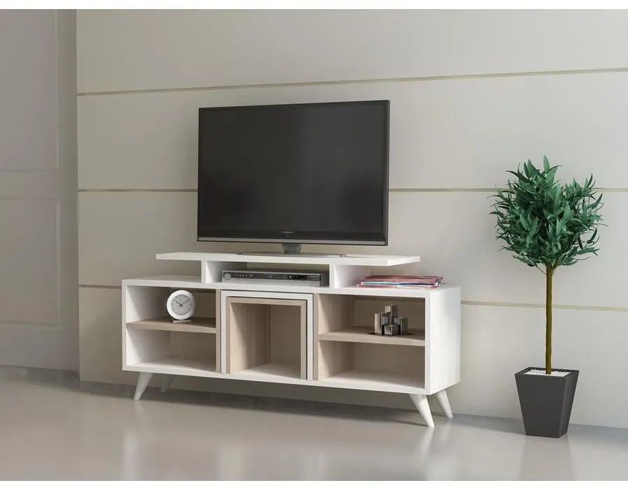 TV szekrény Kutay - White, Cordoba