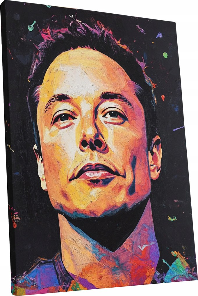 Vászonkép Portré Elon Musk nappali Elon Musk ajándék 45x60