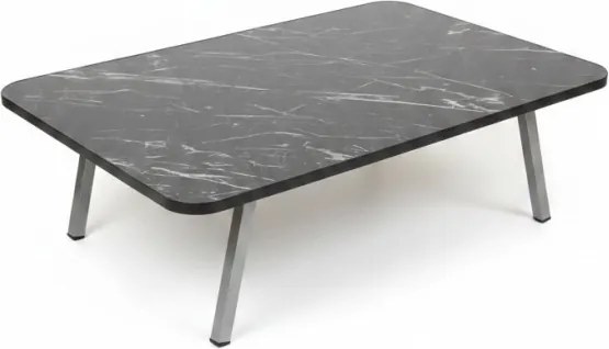 Étkezőasztal, fekete márvány, 90 cm – RMS2Y01