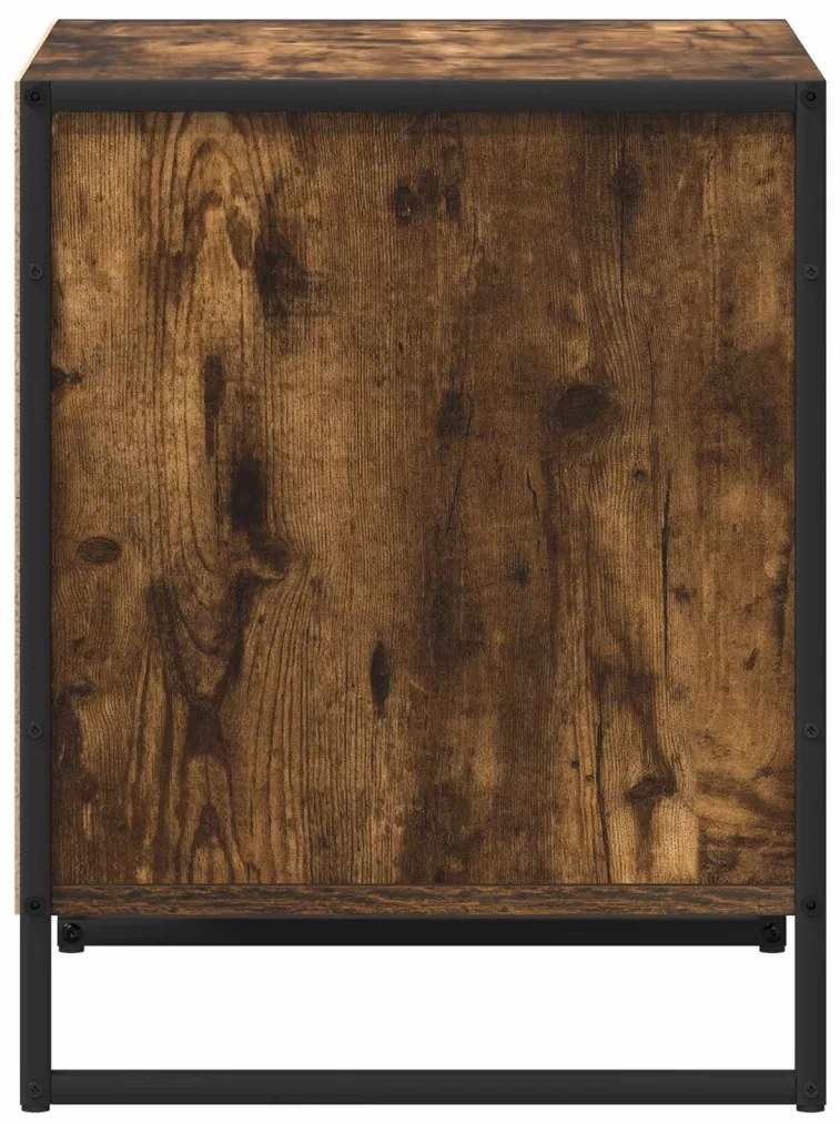 Éjjeli asztal fiókkal Füstös tölgy 50 x 39,5 x 50 cm Faanyag