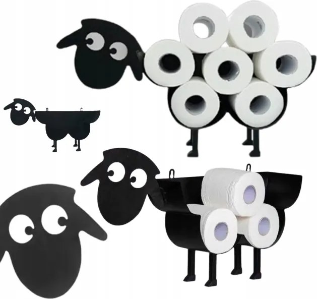 Állvány Tartó Állvány Kos Bárány Wc-papír Tartó Fürdőszoba Wc