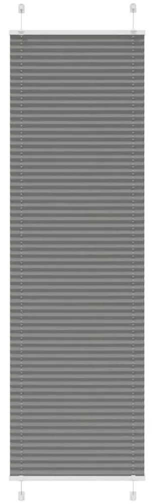 pliszírozott redőny antracit 55x200 cm szövetszélesség 54,4 cm
