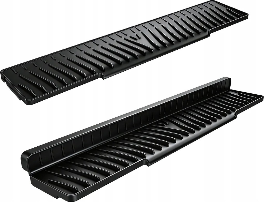 Szilikon Mosogatószőnyeg Csepegtető Csaptelep Konyhai Mosogatóhoz Fekete