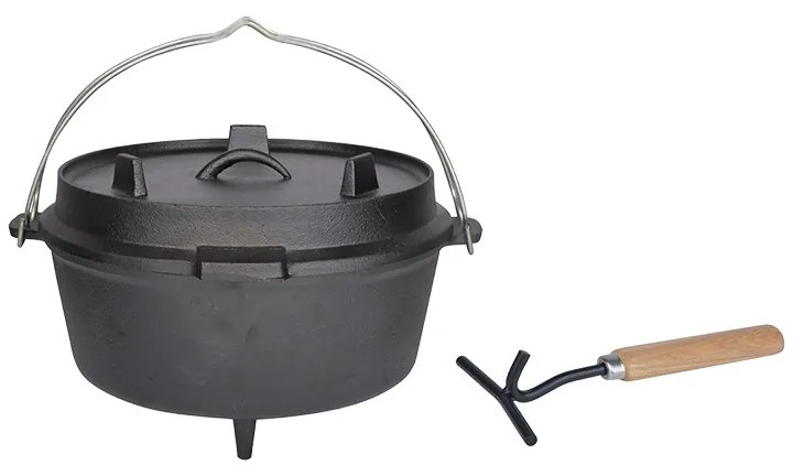Öntöttvas holland sütő, 6,5 literes