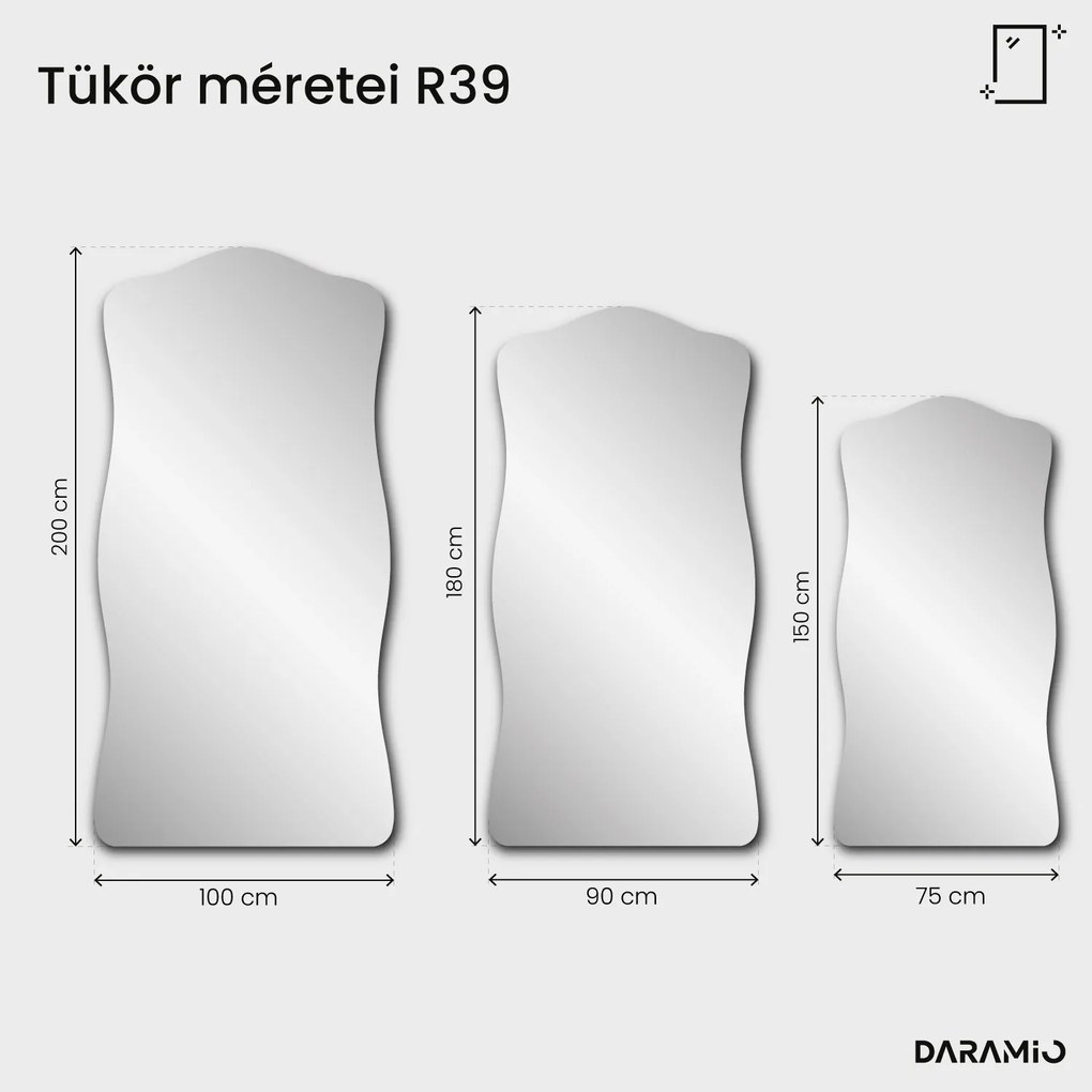 Antik hatású, patinázott tükör – Pure Collection R39