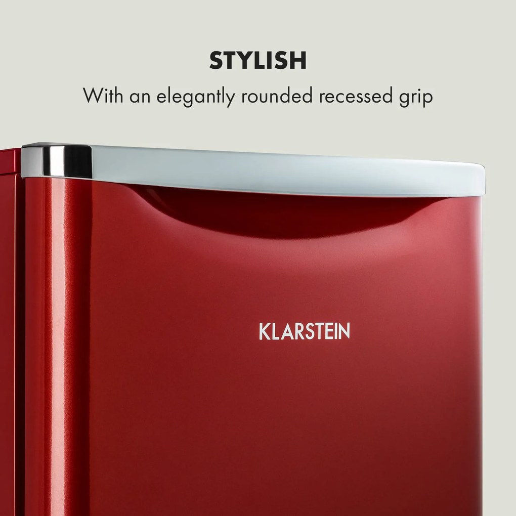 Klarstein Yummy, hűtőszekrény fagyasztórekesszel, F, 90 l, 42 dB