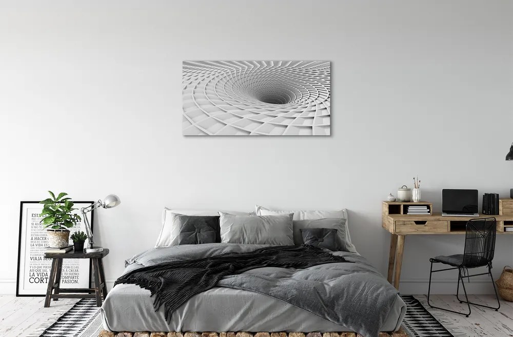 Canvas képek 3d geometriai garat 100x50 cm