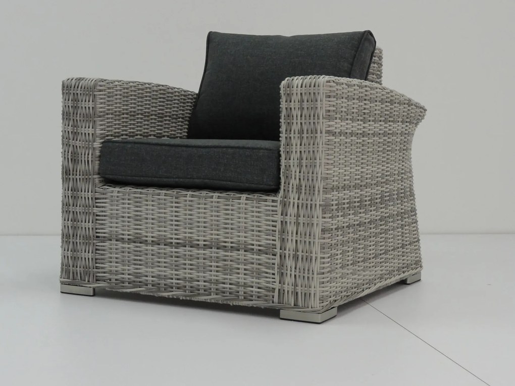 Montana white-wash rattan kerti bútor
