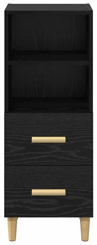 Széf fiókkal Musta tammi 34 x 34.5 x 90 cm Faanyag