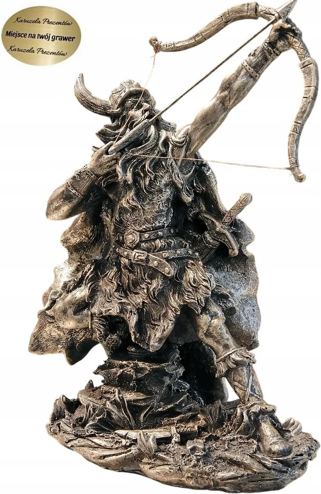 Viking Harcos Íjász Íjjal Ajándék Íjásznak Trófea Verseny v