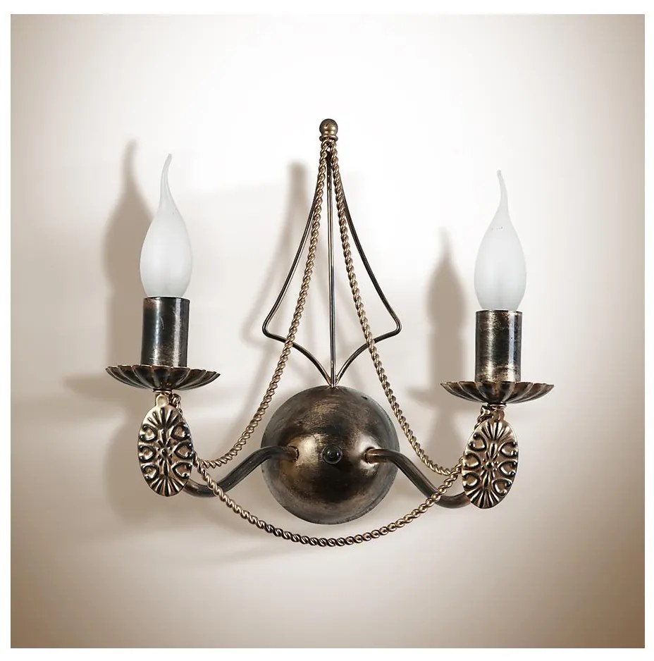 Fali lámpa VANESSA 2xE14/40W/230V sötét