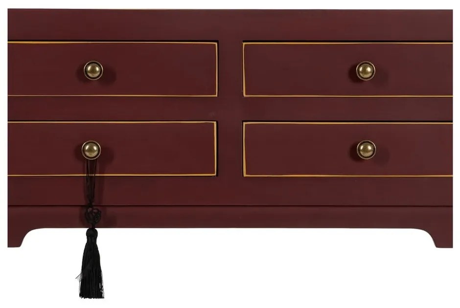 Barna konzolasztal 26x63 cm Diana – Ixia