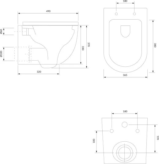 Függesztett WC + OTTAWA WC-ülőke + SIGMA nyomólap + falba építhető modul + alátét
