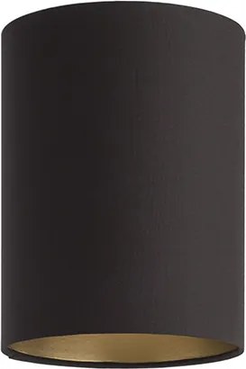 RENDL RON 15/20 lámpabúra Polycotton fekete/arany fólia max. 28W