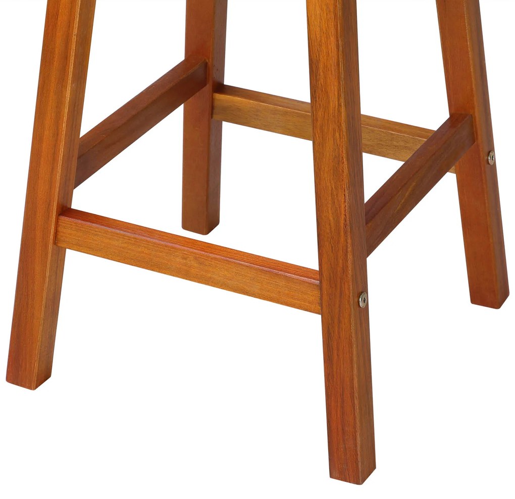 Casaria OSLO bárszék, 2 db, 34x76cm, természetes barna