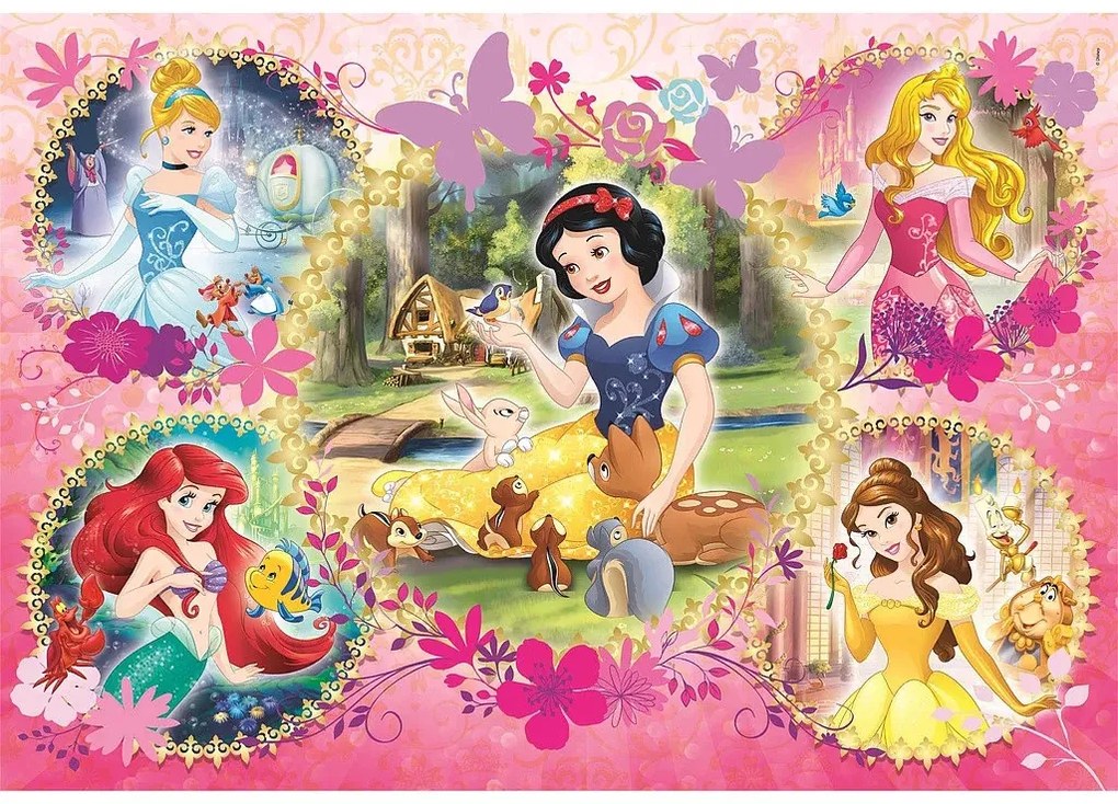 Disney Hercegnők Doers 2x60 db-os puzzle Clementoni
