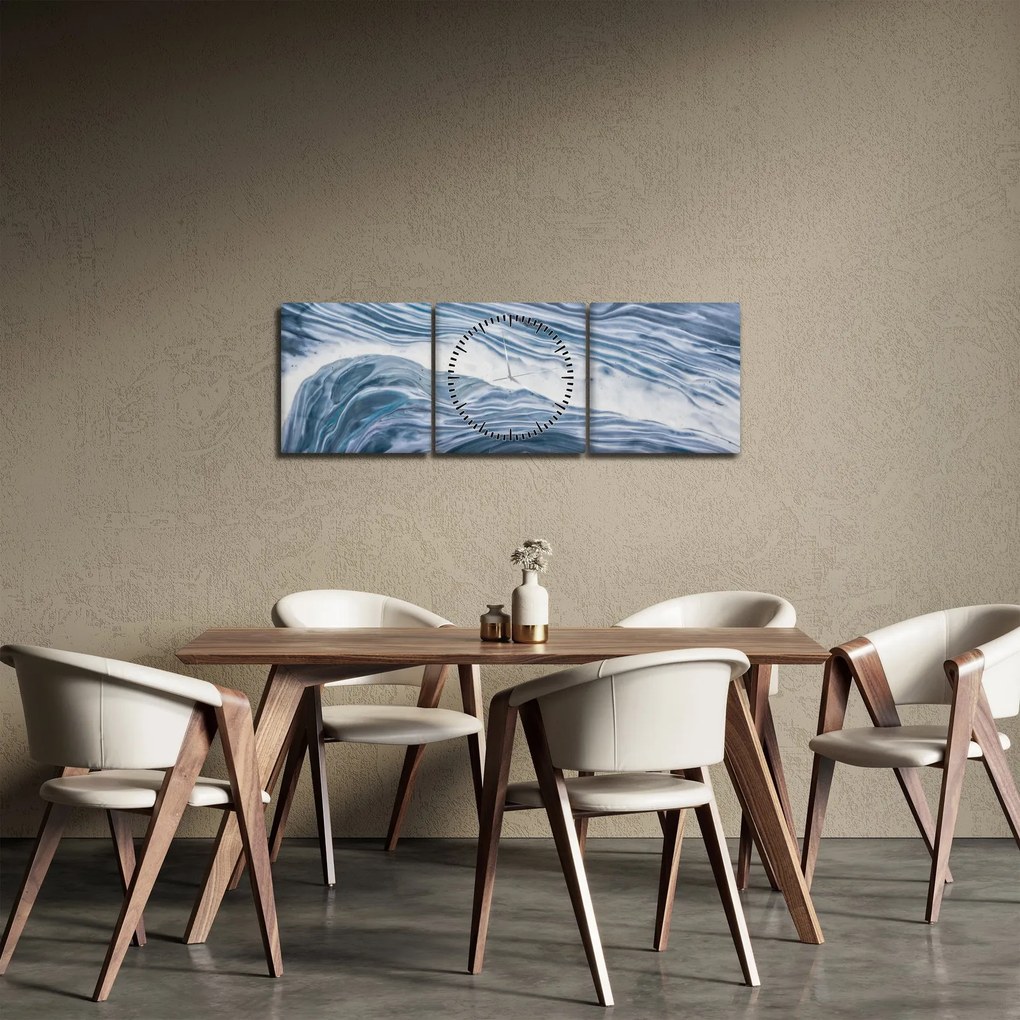 Az absztrakció képe (órával) (90x30 cm)