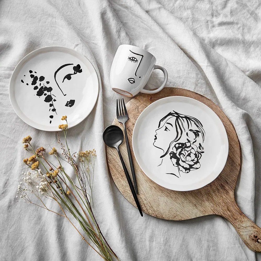 LINE ART bögre arc motívummal 350ml
