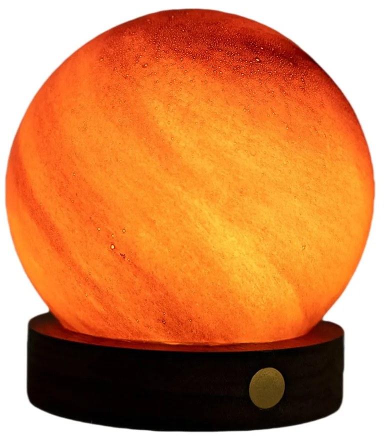 Sötétbarna USB fénydekoráció ø 8 cm Sand Storm – Gingko