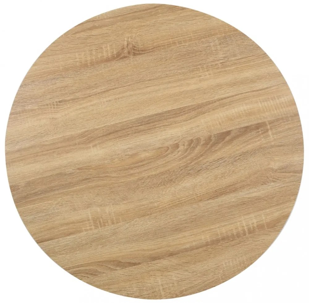 világosbarna MDF bisztróasztal 80 cm