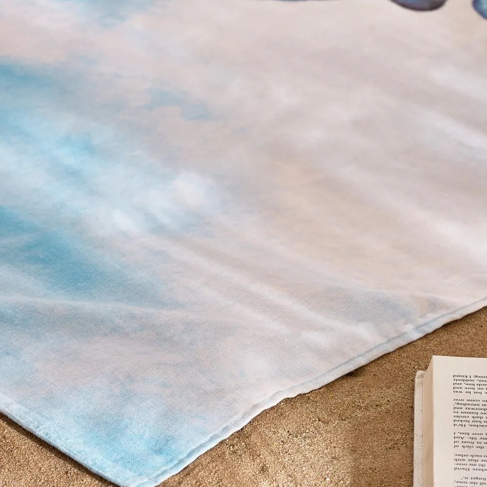Kék pamut strandtörölköző 76x160 cm Octopus – Catherine Lansfield