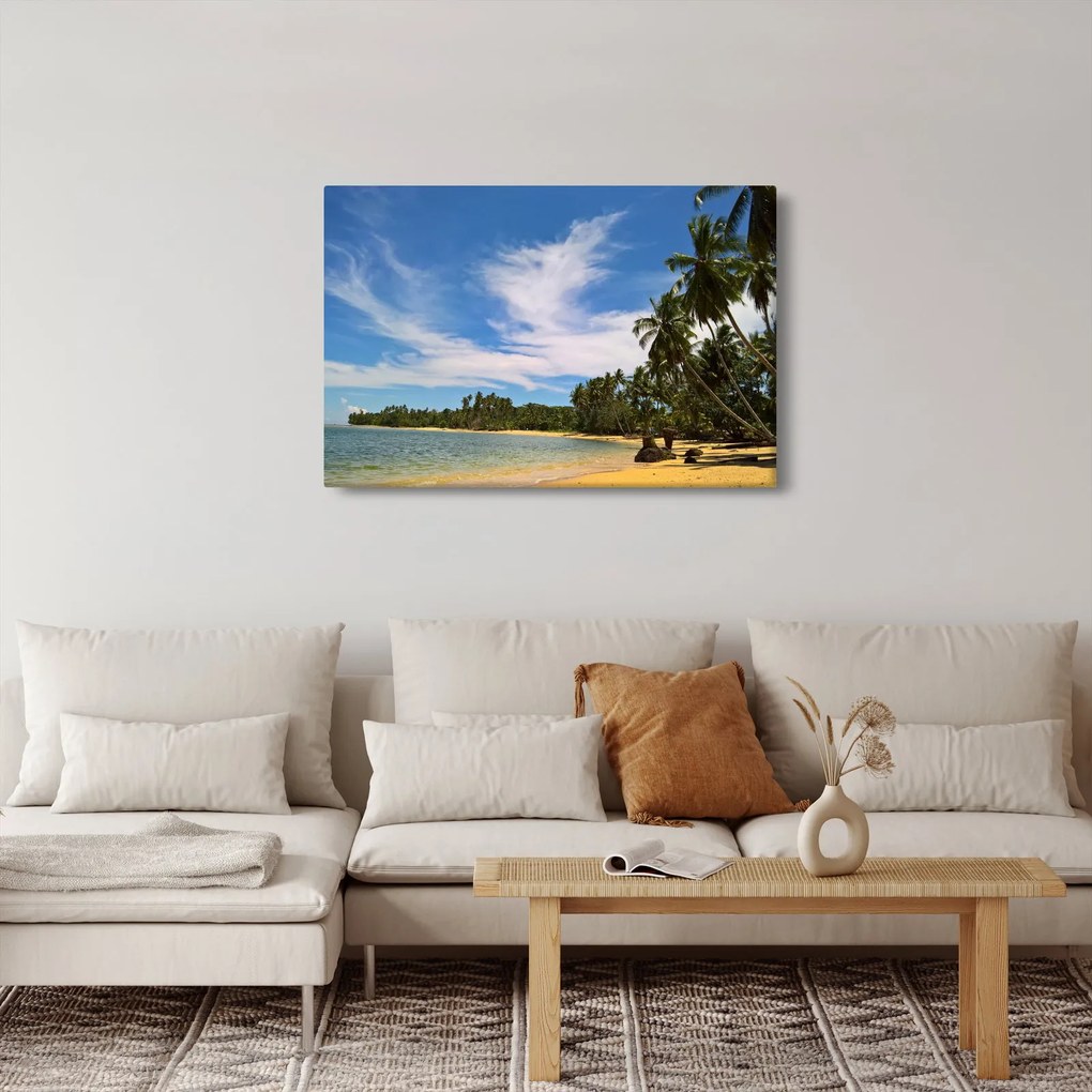 Kép a strandról (90x60 cm)