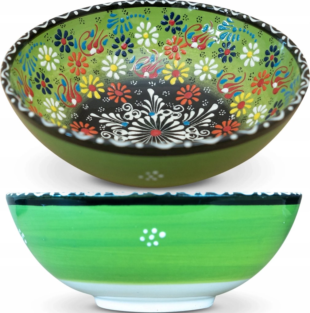 Tál Kerámia Salátatál Dekoratív Nagy 21cm 1,5l Hand Made