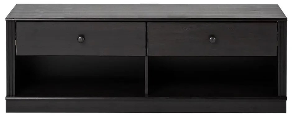 Sötétbarna borovi fenyő TV-állvány 137x47 cm Anita – Støraa