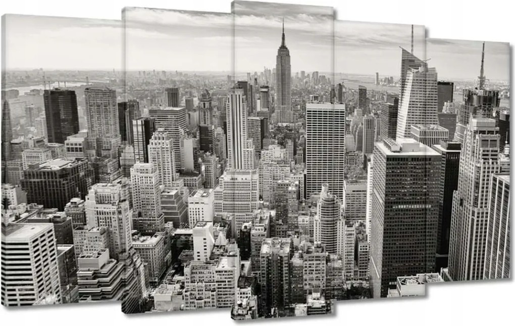 Festmények 100x60 Manhattan madártávlatból