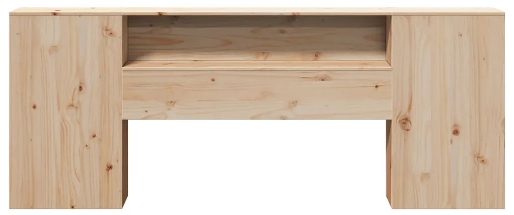 tömör fenyőfa fejtámla tárolóval 180 cm