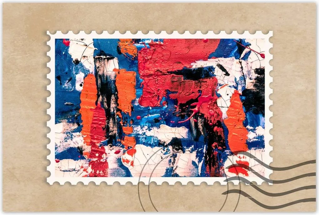 Poszterek 90x60 Absztrakt Kaméleon