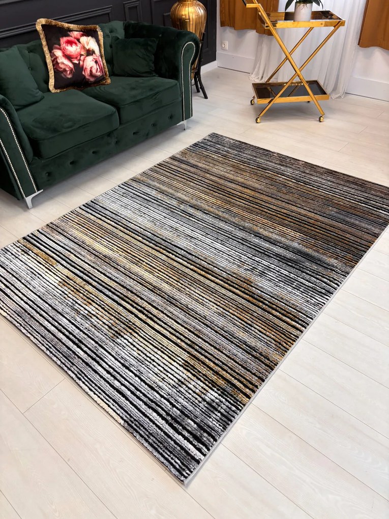 Toscana 392 Black (Fekete) 120x170 cm