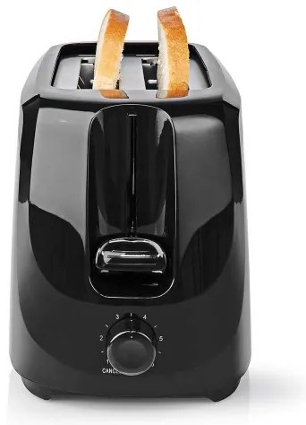 Nedis KABT150EBK - Kenyérpirító két hellyel 700W/230V fekete