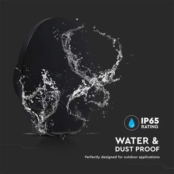 LED Kültéri fali lámpa LED/12W/230V 4000K IP65 fekete