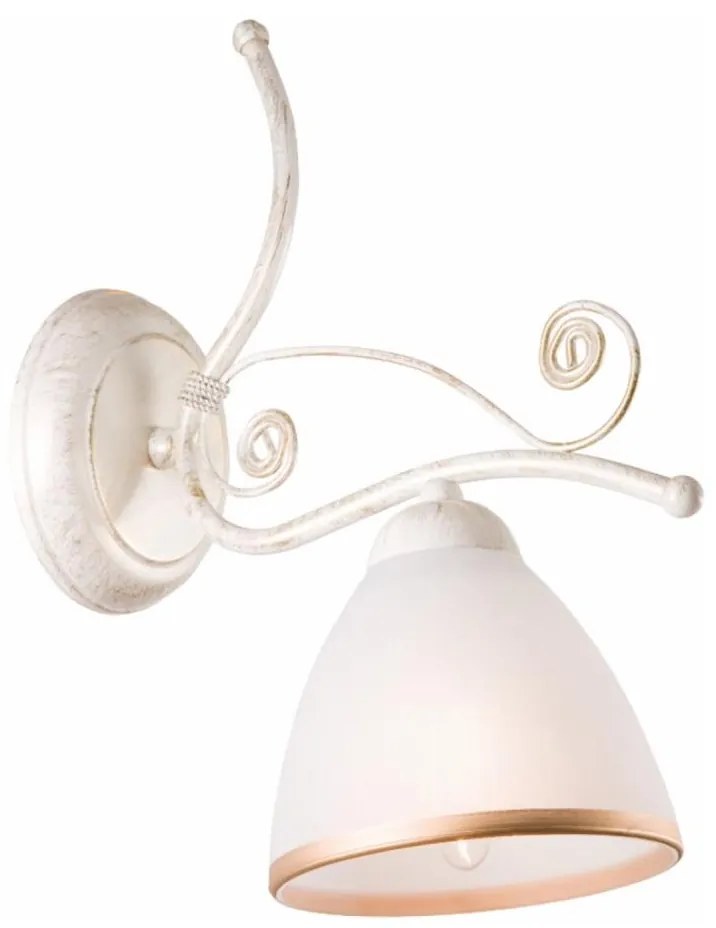 Fali lámpa RETRO II 1xE27/60W/230V fehér patina