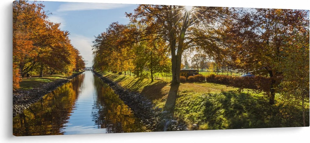 Vízi csatorna képe (120x50 cm)