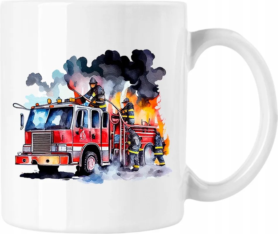 Tűzoltó bögre 01 Fehér 330ml