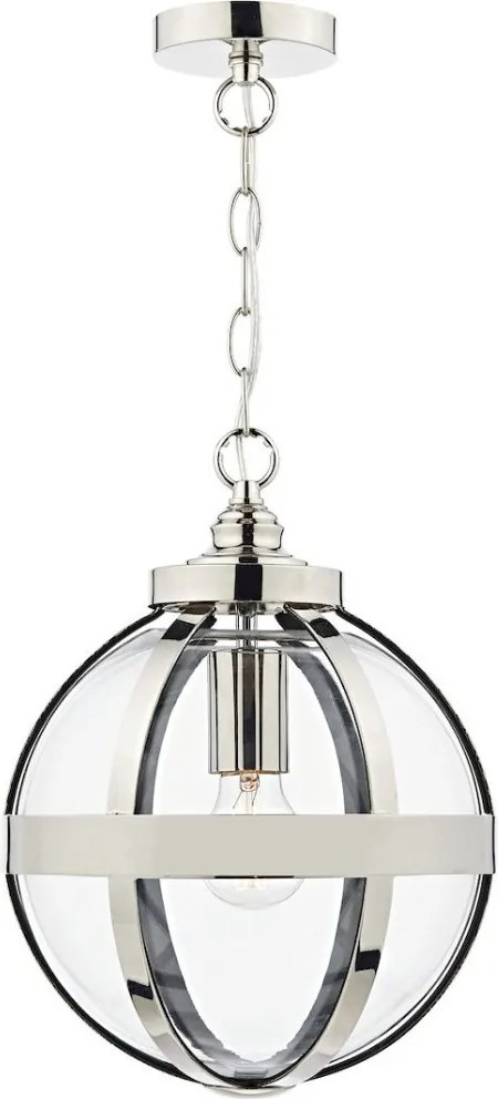 DAR LIGHTING HEA0138 HEATH Klasszikus Függesztett Lámpa Nikkel E27 IP20
