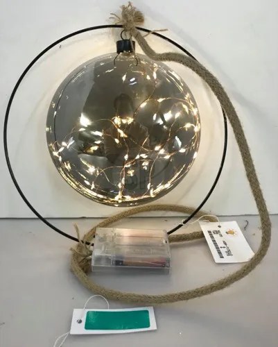 Glow világító dísz 18 cm átmérőjű
