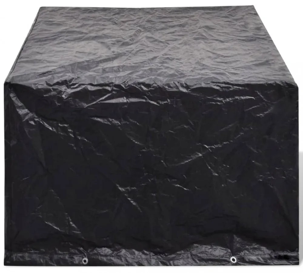 2 db 4 személyes polyrattan szett huzat 8 lyukkal 180 x 140 cm