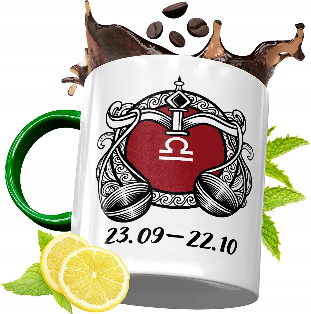 Bögre Zöld Csillagjegyek Horoszkóp Ajándék fényképes nyomtatással