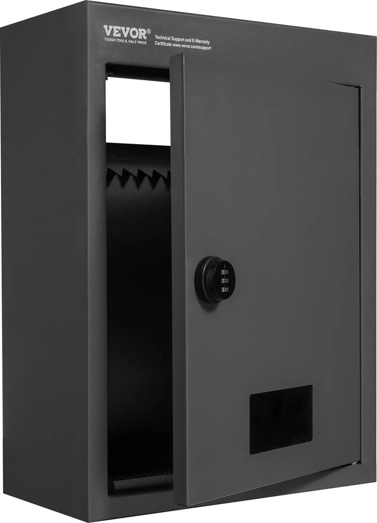 Átmenő postaláda acél 31x16x43 cm, kódzáras